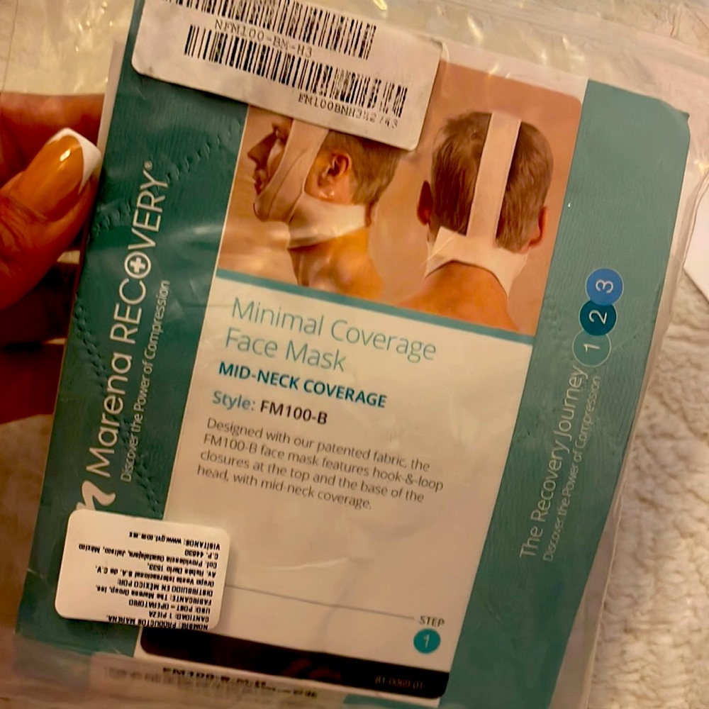 Brand new Marena post surgery Face Mask. Never used it
